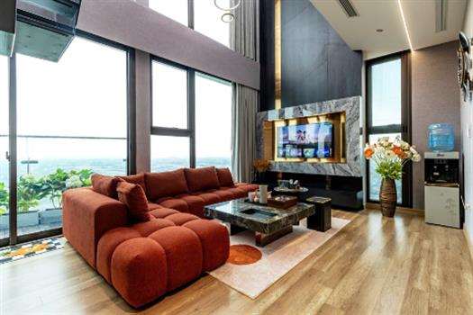 Luxury Duplex in SolForest Ecopark, 3 bedrooms, high-end furniture