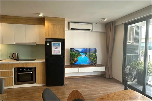 Stunning duplex apartment in Xuan Dieu, near West Lake, large balcony
