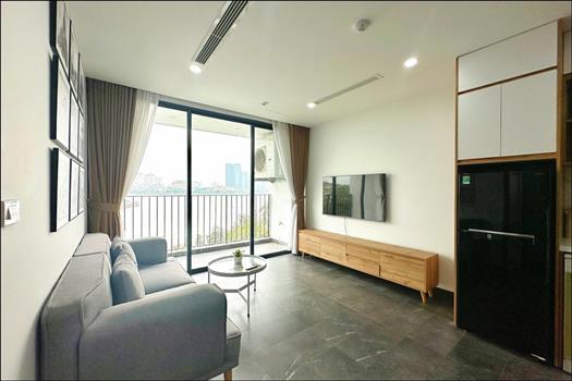 Beautiful West lake view studio apartment in Tay Ho, full furnised
