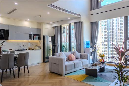 Duplex 3 bedroom apartment for rent in Solforest , Ecopark
