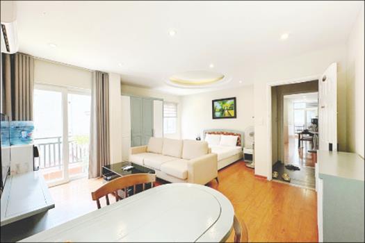 Bright and light studio apartment in Ba Dinh, near Lotte Lieu Giai