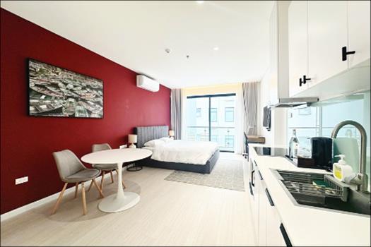Spacious studio apartment for rent in Hoan Kiem
