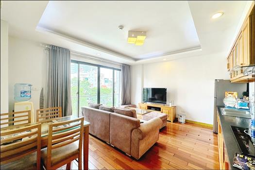 Bright and large balcony 1 bedroom apartment in Truc Bach area