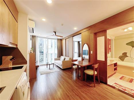 Cozy 1 bedroom apartment for rent in Ba Dinh