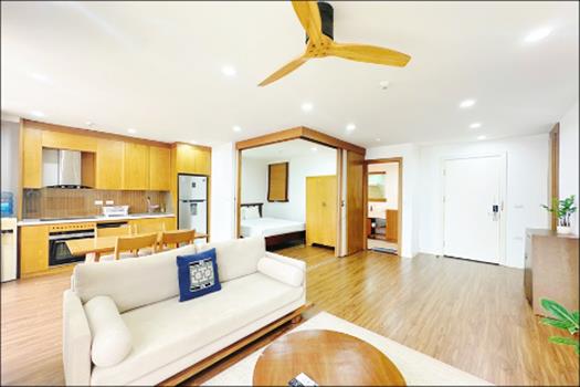 Spacious 2 bedrooms apartment for rent in Ba DInh