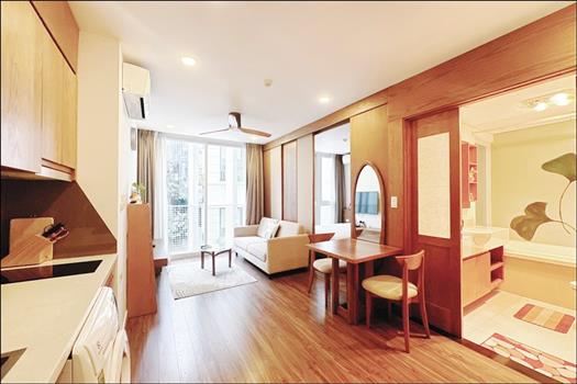 Cozy 1 bedroom apartment for rent in Ba Dinh