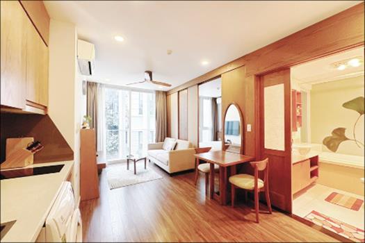 Cozy 1 bedroom apartment for rent in Ba Dinh