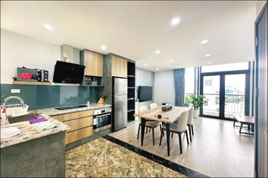 Beautiful top floor 1 bedroom apartment in Vu Mien, Tay Ho