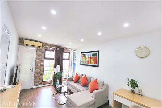 Spacious and bright 1 bedroom apartment in Ba Dinh, near park 