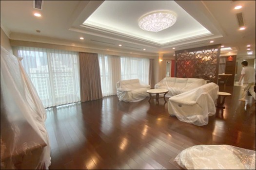 Super spacious 4 bedrooms apartment for rent in The Link Ciputra