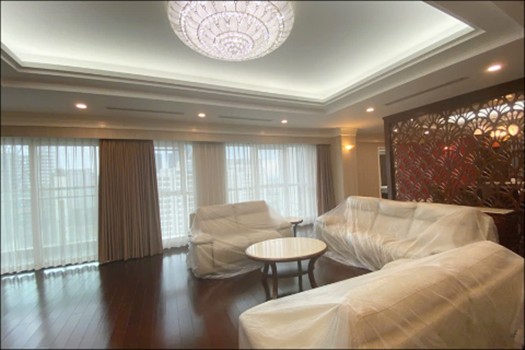 Super spacious 4 bedrooms apartment for rent in The Link Ciputra