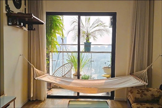 Cozy 3 bedrooms lake view apartment in Nam Tu Liem