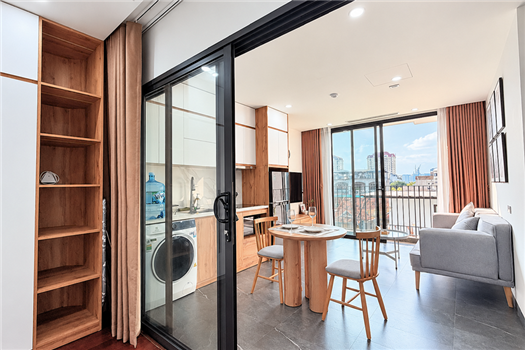 Elegant two bedroom apartment and city view for rent in Tay Ho