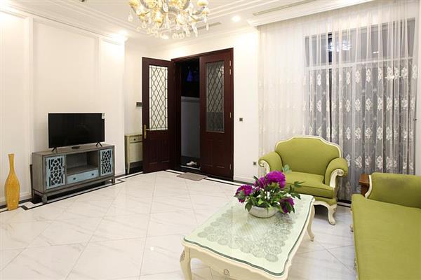 Fully furnished terrace house for rent in Vinhomes Harmorny