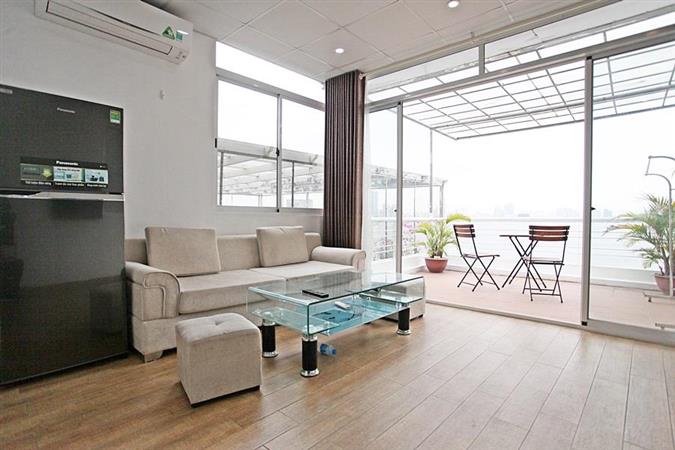 bright and airy one bedroom apartment for rent in yen phu village lake view big balcony 1 83556