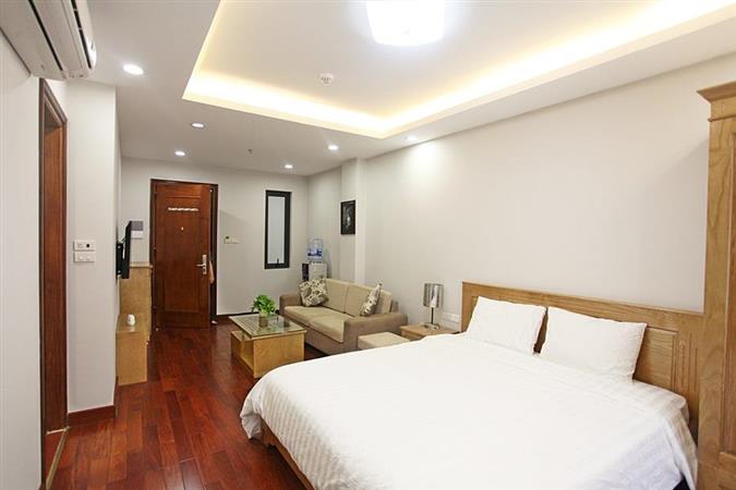 nicely well organised studio apartment for rent in ba dinh kim ma street 5 34619