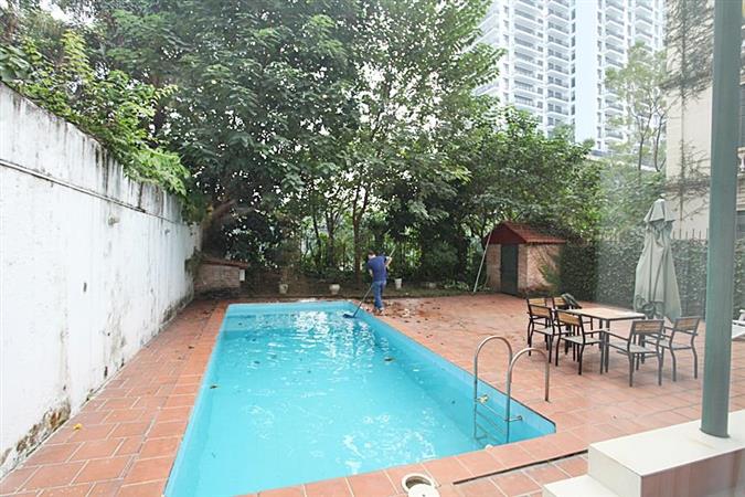 swimming pool 5 bedroom house in to ngoc van big courtyard 015 53564